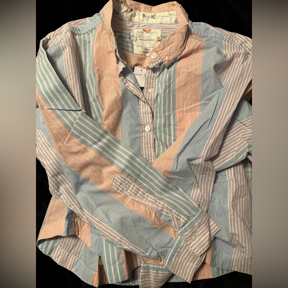 American eagle large button down shirt